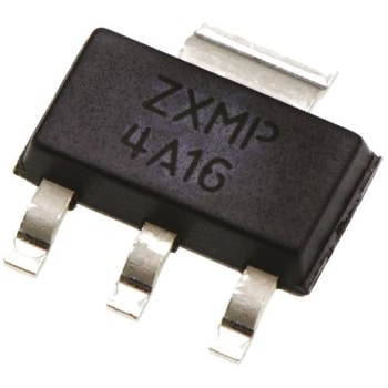 Pチャンネル パワーMOSFET 表面実装 3+Tabピン DiodesZetex