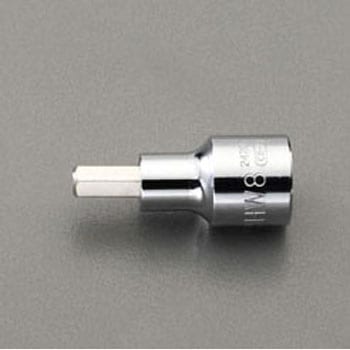1/2"sqx7mm  Hexビットソケット エスコ