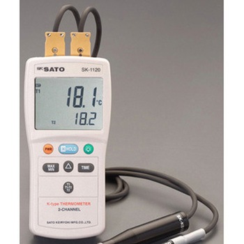 EA701SG-2 -203.3/+1368℃ デジタル温度計(2チャンネル) エスコ 50162482