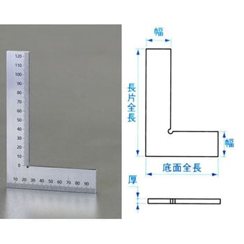 EA719AN-2 150x100mm スクエアー・平型(目盛付) 1個 エスコ 【通販