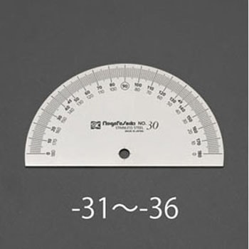 120mm プロトラクター(半丸形) エスコ