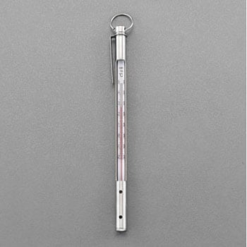 -20/+50℃  棒状温度計(ケース付) エスコ