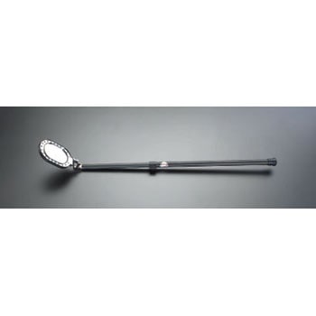 75x110mm/0.6-1.0m 点検ミラー(LEDライト付) エスコ