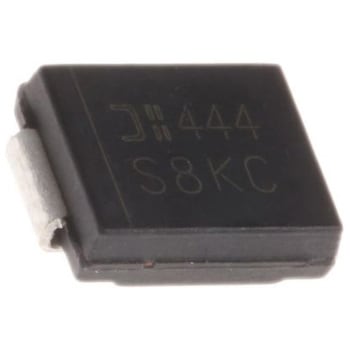 整流ダイオード 8A 800V 表面実装 2-Pin シリコンジャンクション 985mV DiodesZetex