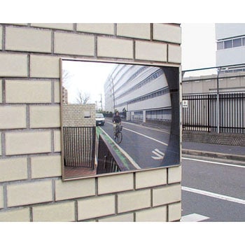 320x250mm 凸面ミラー(車庫用・接着式) エスコ