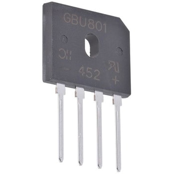 整流用 ブリッジダイオード 単相 4-Pin DiodesZetex