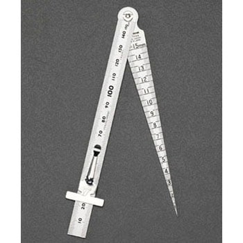 1-15mm[直尺付]テーパーゲージ エスコ