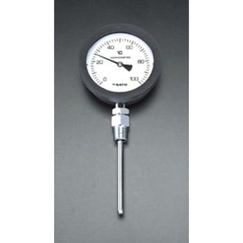 0-100℃/150mm バイメタル式温度計 - エスコ