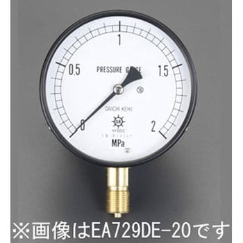 G 3/8"/100mm/0-1.0MPa 圧力計 エスコ