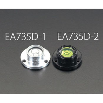 EA735D-2 30x11mm 目玉レベル(黒) 1個 エスコ 【通販モノタロウ】