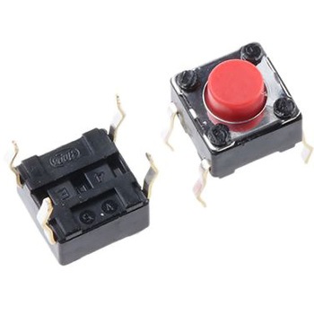 STTSKHHAR Alps Electric タクタイルスイッチ 単極単投(SPST) スルーホール モーメンタリ Alps Electric 50197359