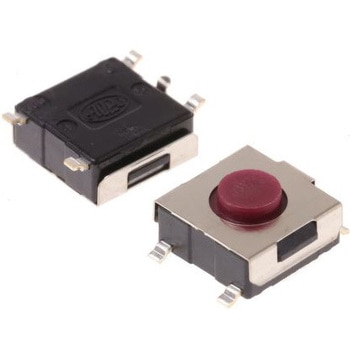 Alps Electric タクタイルスイッチ 単極単投(SPST) 表面実装 モーメンタリ Alps Electric