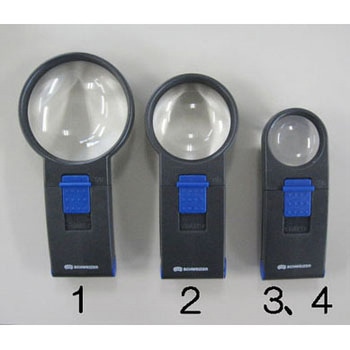 x6/55mm ハンドルーペ (LEDライト付) エスコ