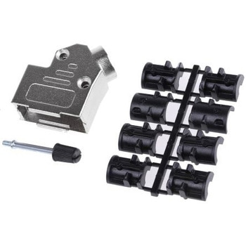 ASSMANN WSW D-subコネクタ用バックシェル アングル 9 極 亜鉛 ASSMANN WSW