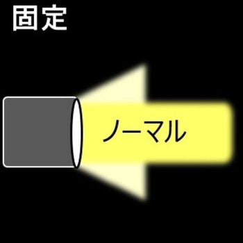 [単3x4本] フラッシュライト/LED(防爆構造・黄/黒) エスコ