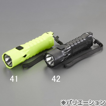[単3×3本] フラッシュライト/LED(防爆構造/黄) - エスコ