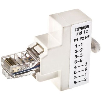 Decelect Forgos 3ポート RJアダプタ Cat5e Decelect Forgos