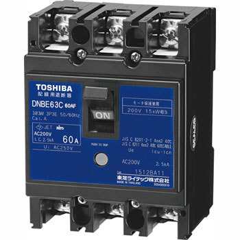 DNBE63C60 配線用遮断器 DNBE-C 協約形 東芝ライテック 50227528