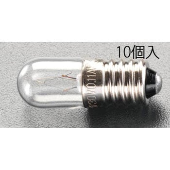 24V/1.0W/E10  パイロット球(10個) エスコ