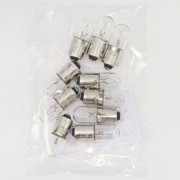 30V/0.11A/9Sピン 小パネル球(10個) エスコ