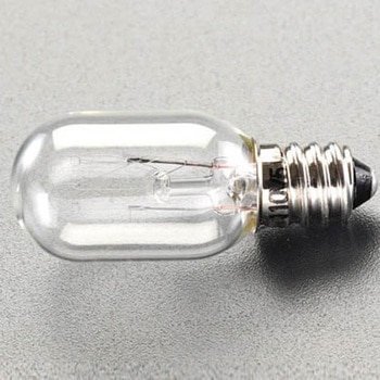 30V/ 10W/E12 中ナツメ球(5個) - エスコ
