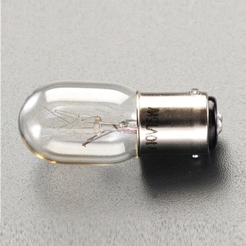 220V/5.0W/Wピン 中ナツメ球(5個) エスコ