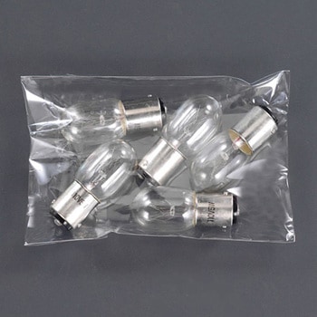 220V/5.0W/Wピン 中ナツメ球(5個) エスコ