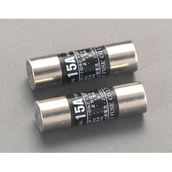 250Vx 50A/Φ20mm 筒型エンクロヒューズ(2本) エスコ