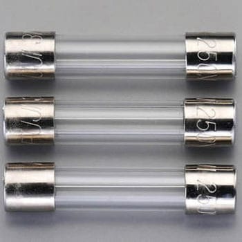 250Vx4.0A/Φ5.2mm 管ヒューズ(速断型/3本) - エスコ