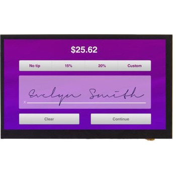 Displaytech 7インチ TFT 液晶ディスプレイ  タッチパネル 静電容量 Displaytech