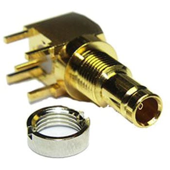 1.0/2.3コネクタ COAX Connectors メス ライトアングル 75Ω COAX Connectors