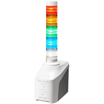 NHB4-5-RYGBC �l�b�g���[�N����M���� PATLITE(�p�g���C�g/��:�t���d�@) ���t�� ��i�d��AC100�`240V ����LED 5�i   NHB4-5-RYGBC 50247814