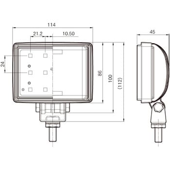 VS-L200VW-1 LED角型後退灯 JB(日本ボデーパーツ工業)