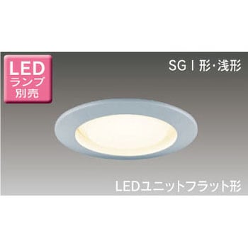 LEDユニットフラット形 軒下ダウンライト 東芝ライテック 【通販