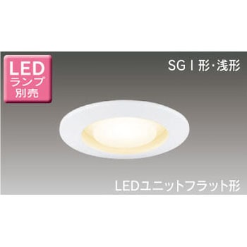 LEDユニットフラット形 軒下ダウンライト 東芝ライテック