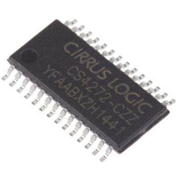 24bit オーディオ コーデック IC Cirrus Logic ステレオチャンネル 28ピン CIRRUS LOGIC