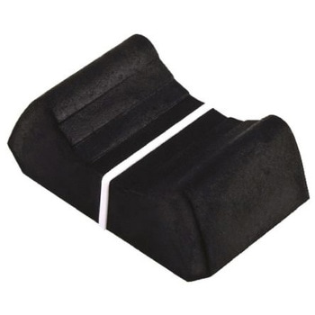 Black 2 slot nylon slider knob，26x15mm Sifam