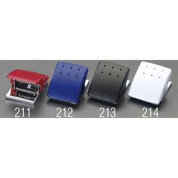 43x53x33mm クリップ(マグネット付/赤) エスコ