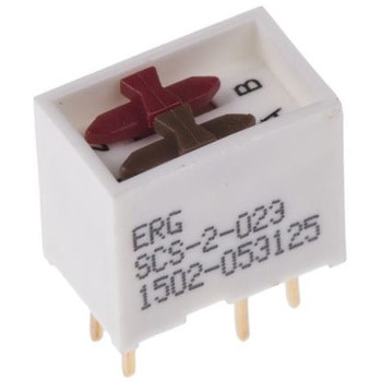 ERG DIPスイッチ (SCS 2-023) スライド DPDT ERG