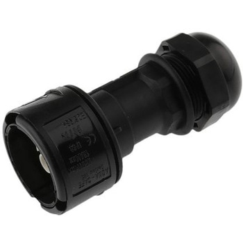 Elkay Electrical 電源インラインコネクタ 3極 16A 250 V ac/dc オス Elkay Electrical