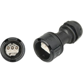 Elkay Electrical 電源インラインコネクタ 3極 16A 250 V ac/dc オス Elkay Electrical