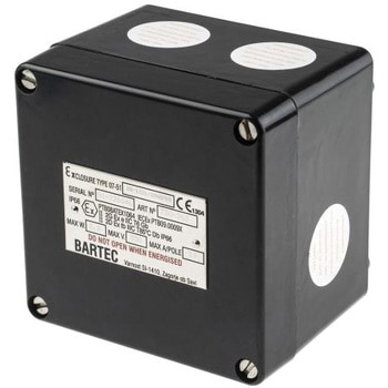Bartec ジャンクションボックス ガラス繊維強化PET 黒 Bartec