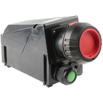 CEAG ヘビーデューティパワーコネクタ GHGシリーズ ウォールマウント ソケット 黒 CEAG