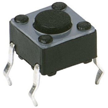 C & K タクタイルスイッチ 単極単投(SPST) 表面実装 Pc Pin モーメンタリ C & K COMPONENTS