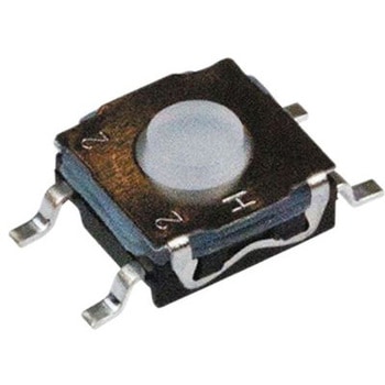 C & K タクタイルスイッチ 単極単投(SPST) 表面実装 表面実装 モーメンタリ C & K COMPONENTS