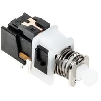 C & K 押しボタンスイッチ ラッチ スルーホール 双極双投(DPDT) C & K COMPONENTS