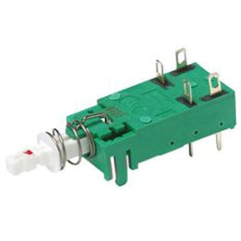 C & K 押しボタンスイッチ ラッチ スルーホール 2極オン / オフスイッチ C & K COMPONENTS