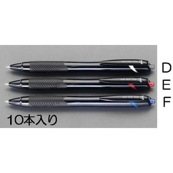 0.7mm ボールペン(赤・10本) エスコ