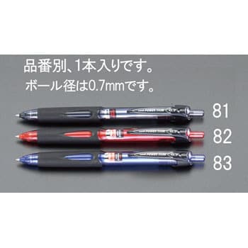 Ea765mg 81 0 7mm ボールペン 加圧式 黒 1個 エスコ 通販サイトmonotaro