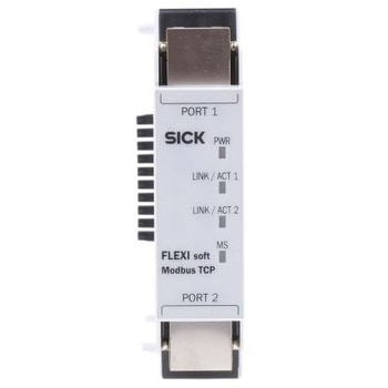 FX0 ゲートウェイ Flexi Softシステム用 DINレール取付 96.5 x 22.5 x 120.8 mm Sick 通信モジュール SICK